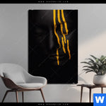 Aluminiumbild Gebürstet Goldene Traenen Hochformat Produktvorschau mit dem Bild Goldene Tränen im Format Hochformat.