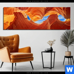 Aluminiumbild Gebürstet Grand Canyon Panorama Produktvorschau mit dem Bild Grand Canyon im Format Panorama.