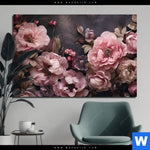 Aluminiumbild Gebürstet Hellrosa Blumen Querformat Produktvorschau mit dem Bild Hellrosa Blumen im Format Querformat.