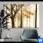 Aluminiumbild Gebürstet Herbstspaziergang Querformat Produktvorschau mit dem Bild Herbstspaziergang im Format Querformat.