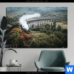 Aluminiumbild Gebürstet Hogwarts Express Querformat Produktvorschau mit dem Bild Hogwarts-Express im Format Querformat.