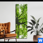 Aluminiumbild Gebürstet Imposanter Baum Schmal Produktvorschau mit dem Bild Imposanter Baum im Format Schmal.