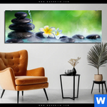 Aluminiumbild Gebürstet Japanischer Brunnen Panorama Produktvorschau mit dem Bild Japanischer Brunnen im Format Panorama.