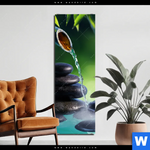 Aluminiumbild Gebürstet Japanischer Brunnen Schmal Produktvorschau mit dem Bild Japanischer Brunnen im Format Schmal.