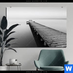 Aluminiumbild Gebürstet Kalter Morgen Am Meer Querformat Produktvorschau mit dem Bild Kalter Morgen am Meer im Format Querformat.