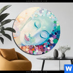 Aluminiumbild Gebürstet Kunst Der Inneren Ruhe Rund Produktvorschau mit dem Bild Kunst der inneren Ruhe im Format Rund.