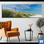 Aluminiumbild Gebürstet Leuchtturm No 1 Panorama Produktvorschau mit dem Bild Leuchtturm No. 1 im Format Panorama.