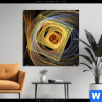 Aluminiumbild Gebürstet Lichtmalerei No 3 Quadrat Produktvorschau mit dem Bild Lichtmalerei No. 3 im Format Quadrat.