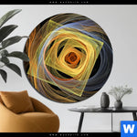 Aluminiumbild Gebürstet Lichtmalerei No 3 Rund Produktvorschau mit dem Bild Lichtmalerei No. 3 im Format Rund.