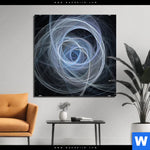 Aluminiumbild Gebürstet Lichtmalerei No 4 Quadrat Produktvorschau mit dem Bild Lichtmalerei No. 4 im Format Quadrat.