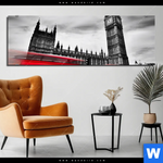 Aluminiumbild Gebürstet London In Bewegung Panorama Produktvorschau mit dem Bild London in Bewegung im Format Panorama.