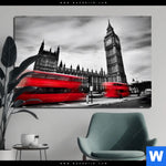 Aluminiumbild Gebürstet London In Bewegung Querformat Produktvorschau mit dem Bild London in Bewegung im Format Querformat.