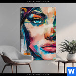 Aluminiumbild Gebürstet Loretta Abstrakt Patchwork Art Hochformat Produktvorschau mit dem Bild Loretta - Abstrakt Patchwork Art im Format Hochformat.