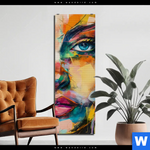 Aluminiumbild Gebürstet Loretta Abstrakt Patchwork Art Schmal Produktvorschau mit dem Bild Loretta - Abstrakt Patchwork Art im Format Schmal.