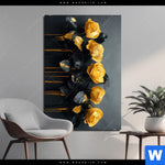 Aluminiumbild Gebürstet Luxus Rosen Hochformat Produktvorschau mit dem Bild Luxus Rosen im Format Hochformat.