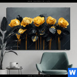 Aluminiumbild Gebürstet Luxus Rosen Querformat Produktvorschau mit dem Bild Luxus Rosen im Format Querformat.