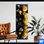 Aluminiumbild Gebürstet Luxus Rosen Schmal Produktvorschau mit dem Bild Luxus Rosen im Format Schmal.