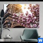 Aluminiumbild Gebürstet Mangnolien In Paris Querformat Produktvorschau mit dem Bild Mangnolien in Paris im Format Querformat.