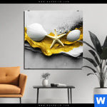 Aluminiumbild Gebürstet Maritime Muschel Kunst Quadrat Produktvorschau mit dem Bild Maritime Muschel-Kunst im Format Quadrat.