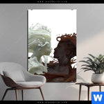 Aluminiumbild Gebürstet Milch Kuesst Schokolade Hochformat Produktvorschau mit dem Bild Milch küsst Schokolade im Format Hochformat.