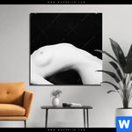 Aluminiumbild Gebürstet Nacktheit In Schwarzweiss Quadrat Produktvorschau mit dem Bild Nacktheit in Schwarzweiß im Format Quadrat.