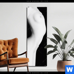 Aluminiumbild Gebürstet Nacktheit In Schwarzweiss Schmal Produktvorschau mit dem Bild Nacktheit in Schwarzweiß im Format Schmal.