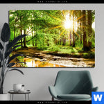 Aluminiumbild Gebürstet Natur Pur Der Wald Querformat Produktvorschau mit dem Bild Natur pur - Der Wald im Format Querformat.