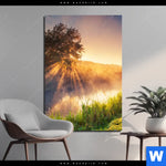 Aluminiumbild Gebürstet Nebel Am Fluss Hochformat Produktvorschau mit dem Bild Nebel am Fluss im Format Hochformat.