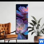 Aluminiumbild Gebürstet Neon Sukkulenten Schmal Produktvorschau mit dem Bild Neon Sukkulenten im Format Schmal.