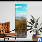 Aluminiumbild Gebürstet Nordseelandschaft Auf Sylt Schmal Produktvorschau mit dem Bild Nordseelandschaft auf Sylt im Format Schmal.