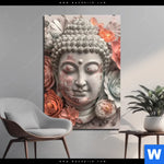 Aluminiumbild Gebürstet Pastellblueten Und Buddha Hochformat Produktvorschau mit dem Bild Pastellblüten und Buddha im Format Hochformat.