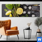 Aluminiumbild Gebürstet Perfekte Zutaten Fuer Cocktails Panorama Produktvorschau mit dem Bild Perfekte Zutaten für Cocktails im Format Panorama.