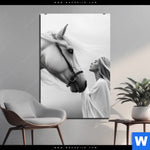 Aluminiumbild Gebürstet Pferd Wildnis Liebe Hochformat Produktvorschau mit dem Bild Pferd - Wildnis Liebe im Format Hochformat.