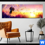 Aluminiumbild Gebürstet Pusteblume No 5 Panorama Produktvorschau mit dem Bild Pusteblume No. 5 im Format Panorama.