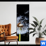 Aluminiumbild Gebürstet Pusteblume No 6 Schmal Produktvorschau mit dem Bild Pusteblume No. 6 im Format Schmal.