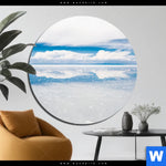 Aluminiumbild Gebürstet Salzsee In Bolivien Rund Produktvorschau mit dem Bild Salzsee in Bolivien im Format Rund.