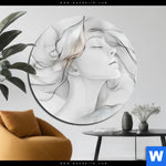 Aluminiumbild Gebürstet Sanfter Seelentraum Rund Produktvorschau mit dem Bild Sanfter Seelentraum im Format Rund.