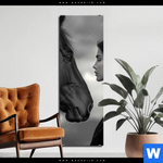 Aluminiumbild Gebürstet Seelenblick Schmal Produktvorschau mit dem Bild Seelenblick im Format Schmal.