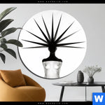 Aluminiumbild Gebürstet Sonnengoettin Rund Produktvorschau mit dem Bild Sonnengöttin im Format Rund.