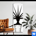 Aluminiumbild Gebürstet Sonnengoettin Schmal Produktvorschau mit dem Bild Sonnengöttin im Format Schmal.