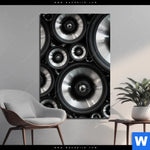 Aluminiumbild Gebürstet Sound Hochformat Produktvorschau mit dem Bild Sound im Format Hochformat.