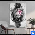 Aluminiumbild Gebürstet Statue Mit Blume Grunge Stil Hochformat Produktvorschau mit dem Bild Statue mit Blume - Grunge-Stil im Format Hochformat.