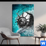 Aluminiumbild Gebürstet Stuermische See Hochformat Produktvorschau mit dem Bild Stürmische See im Format Hochformat.