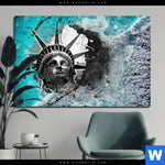 Aluminiumbild Gebürstet Stuermische See Querformat Produktvorschau mit dem Bild Stürmische See im Format Querformat.