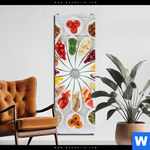 Aluminiumbild Gebürstet Superfoods Im Farbkreis Schmal Produktvorschau mit dem Bild Superfoods im Farbkreis im Format Schmal.