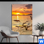 Aluminiumbild Gebürstet Traumhafte Meereskulisse Hochformat Produktvorschau mit dem Bild Traumhafte Meereskulisse im Format Hochformat.