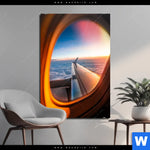 Aluminiumbild Gebürstet Ueber Den Wolken Hochformat Produktvorschau mit dem Bild Über den Wolken im Format Hochformat.