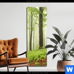 Aluminiumbild Gebürstet Unberuehrte Natur Der Wald Schmal Produktvorschau mit dem Bild Unberührte Natur - Der Wald im Format Schmal.