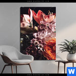 Aluminiumbild Gebürstet Vintage Blumenstrauss Hochformat Produktvorschau mit dem Bild Vintage Blumenstrauß im Format Hochformat.