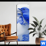 Aluminiumbild Gebürstet Vogelfreunde Schmal Produktvorschau mit dem Bild Vogelfreunde im Format Schmal.